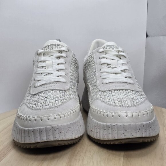 Womens Size 10 - Universal Thread Persephone Sneakers Knit Upper  Cream White - Picture 2 of 9